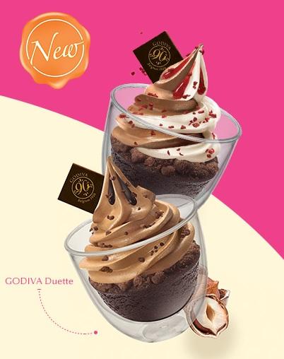 兌換買一送一優惠!GODIVA 周年限定朱古力甜品(圖:FB@Godiva Chocolatier Asia)