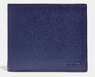 COACH Crossgrain Wallet 十字織紋皮革銀包半價