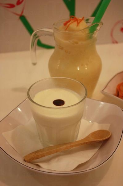 香滑十分的北海道牛奶奶凍( $28 )。
