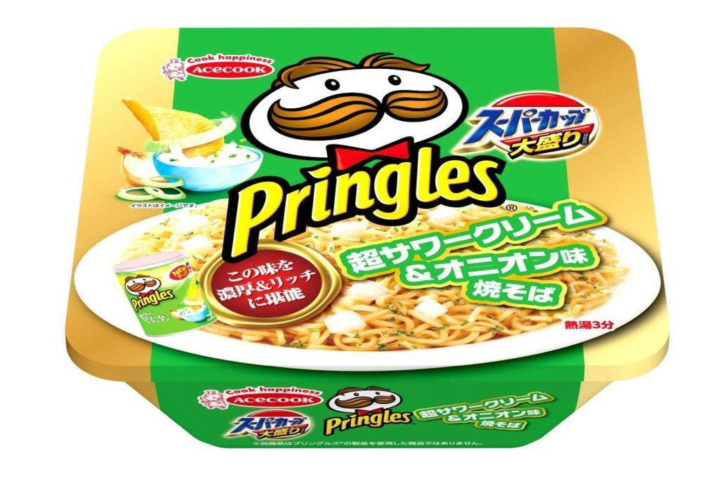 Pringles洋蔥酸忌廉味大盛撈麵新登場！品客薯片聯乘日本杯麵品牌Acecook新口味日式炒麵