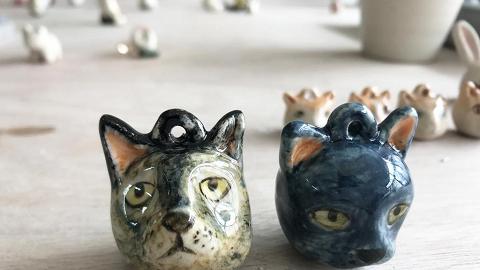 新蒲崗2小時陶藝體驗 親手整趣怪陶瓷動物飾品！