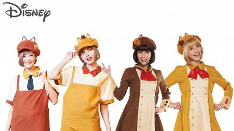 迪士尼人物服飾可愛登埸 灰姑娘/Chip'n'Dale/愛麗絲