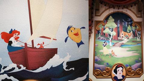 迪士尼樂園首次披露公主嫁王子「婚後生活」故事！8幅壁畫彩蛋+全新結局曝光