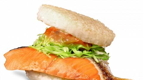 三文魚發燒友必試！MOS Burger秋冬限定「北海道燒鮭珍珠堡」