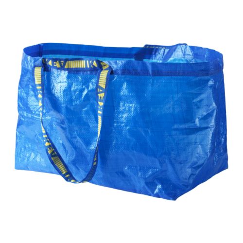 $5購物袋可以咁時尚！名牌手袋同IKEA藍色購物袋撞款  價錢相差幾千倍
