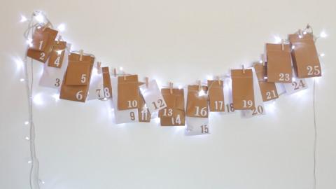 簡易自製聖誕倒數日曆 做家居裝飾/驚喜禮物都得！