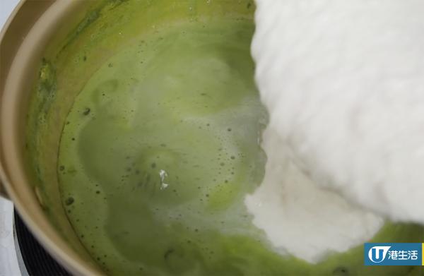 5個步驟就完成!簡易製作抹茶豆腐布甸