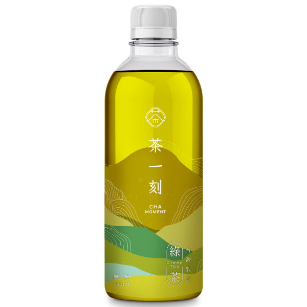 茶一刻．綠茶 450ml