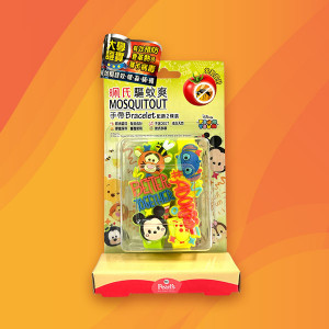 米奇驅蚊爽防水手帶